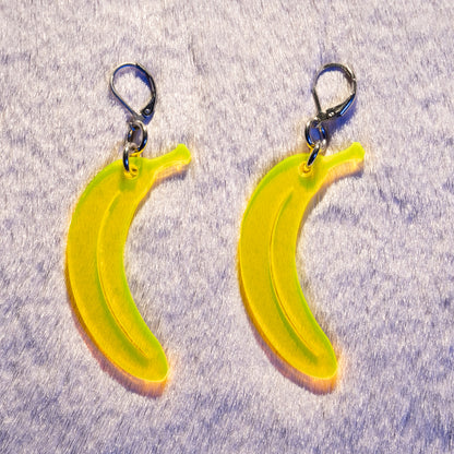 banana earrings