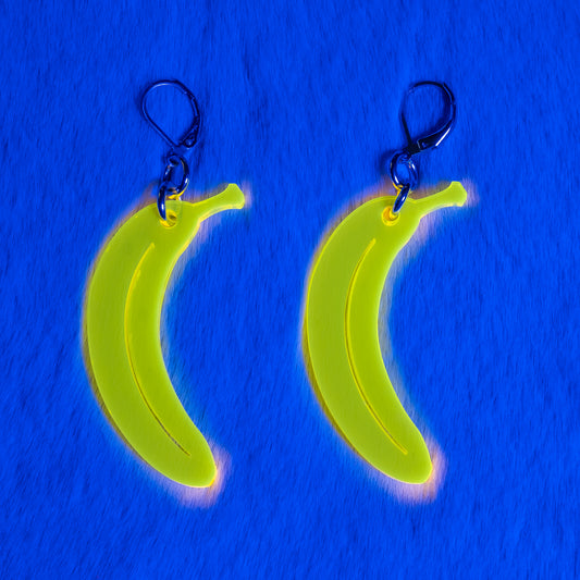 banana earrings